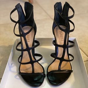Schutz “Sansa” caged heel - size 8